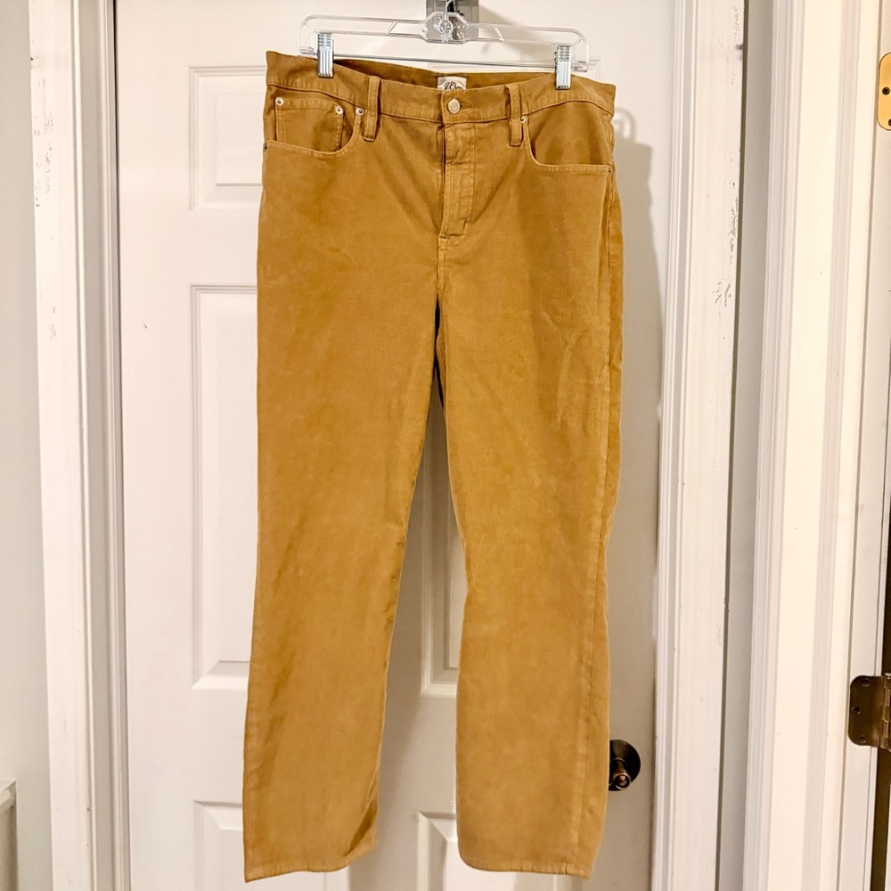 J. Crew tan Corduroy Trousers